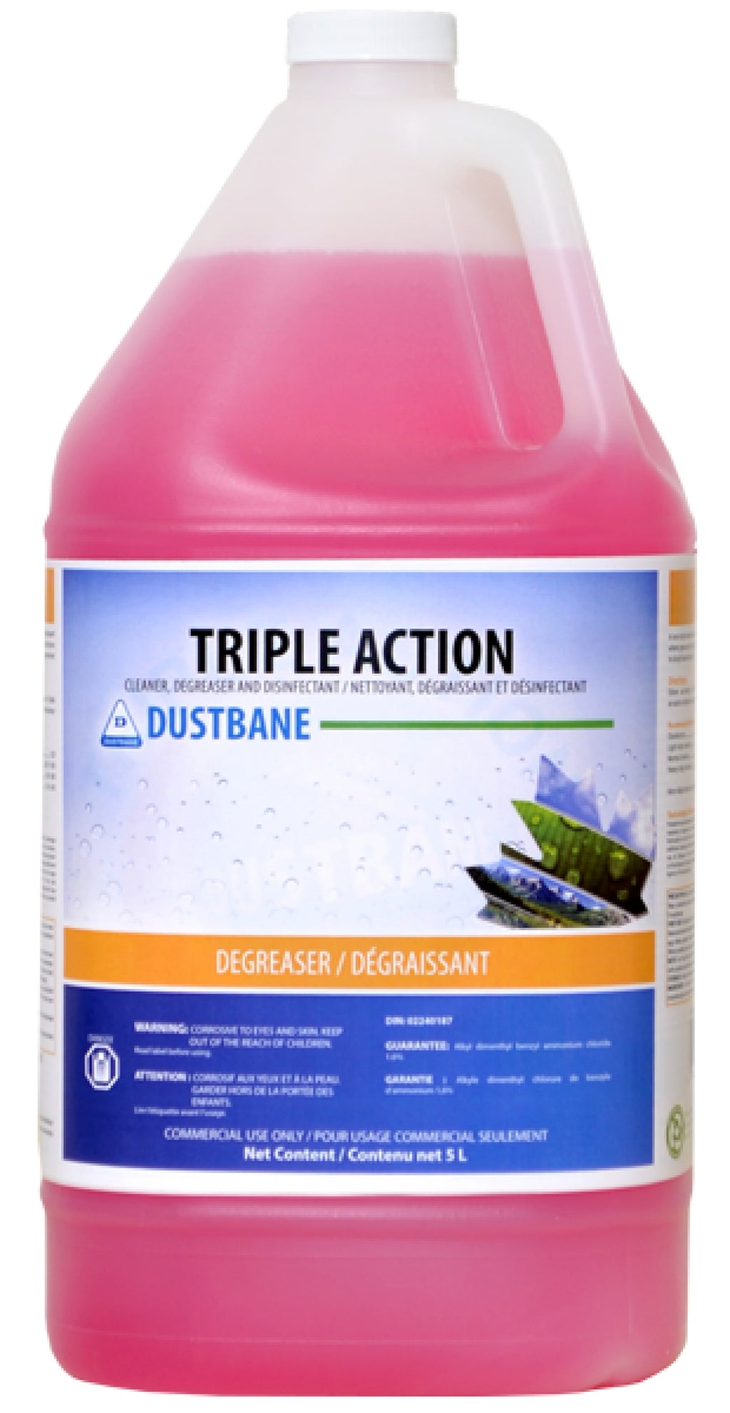 5L DUSTBANE® TRIPLE ACTION™ CLEAN,DEGREASE & DISINFECTANT, CONCENTRATE