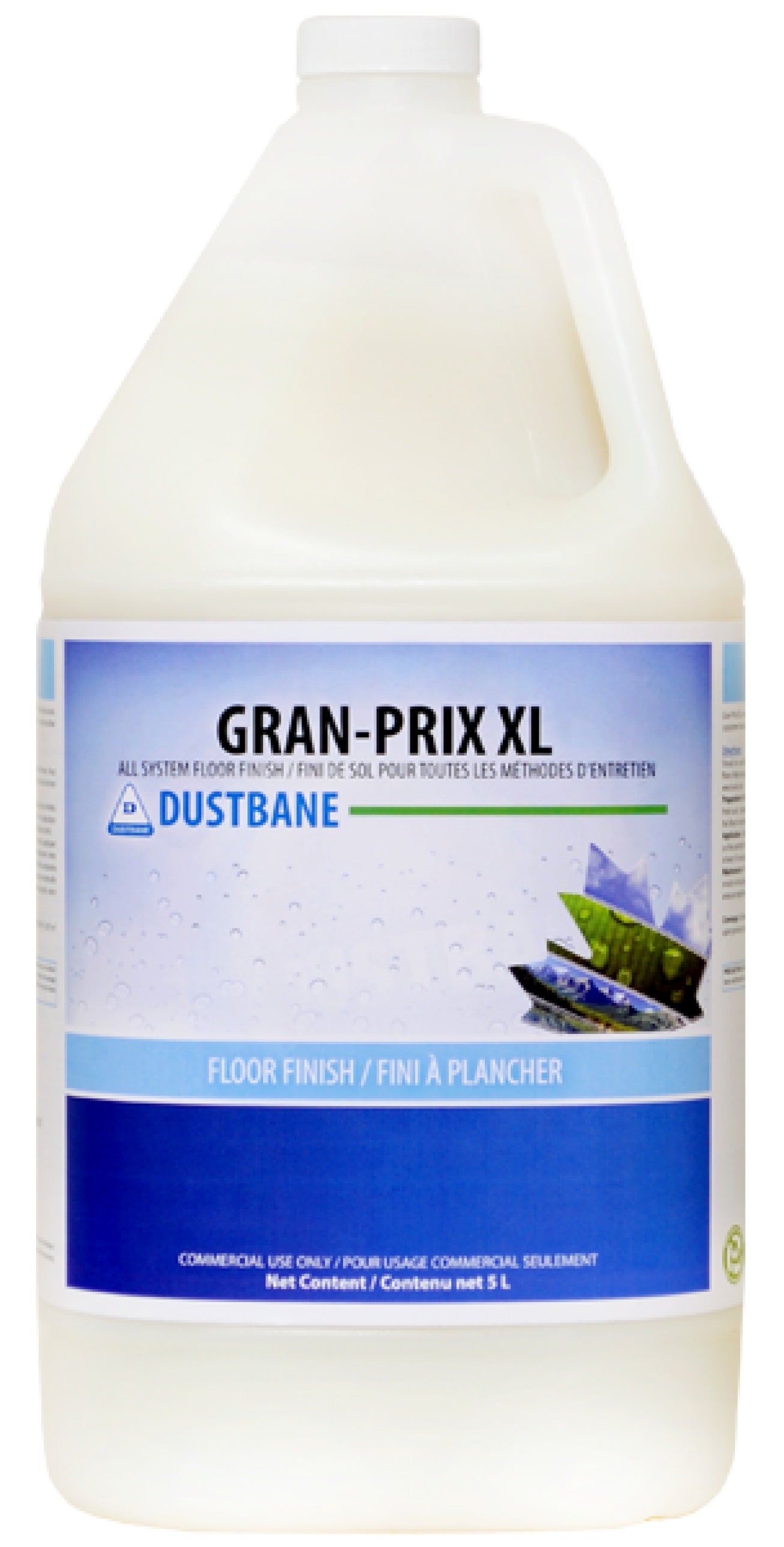 5L DUSTBANE® GRAN-PRIX XL™ ALL SYSTEMS FLOOR FINISH, ACRYLIC, RTU