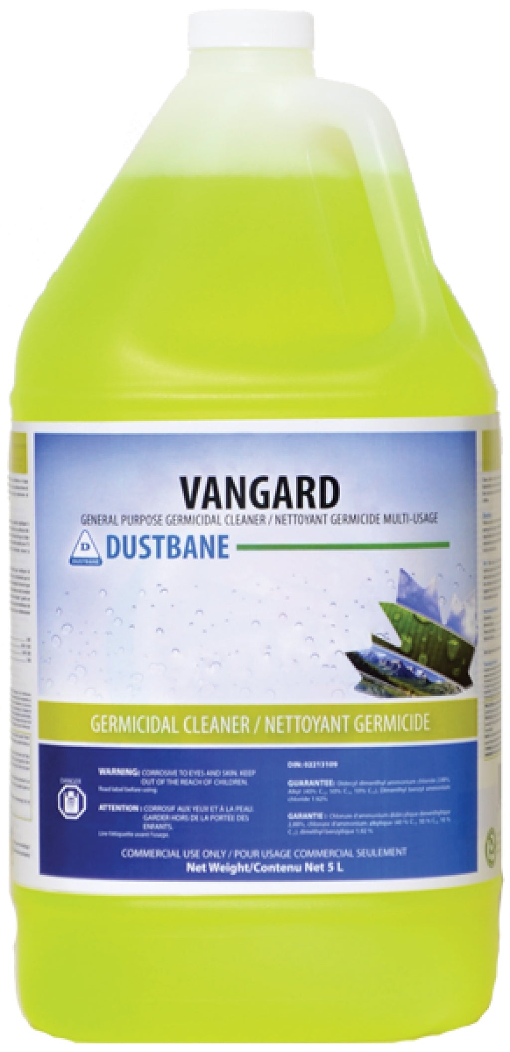 5L DUSTBANE® VANGARD™ NEUTRAL DISINFECTANT CLEANER, CONCENTRATE
