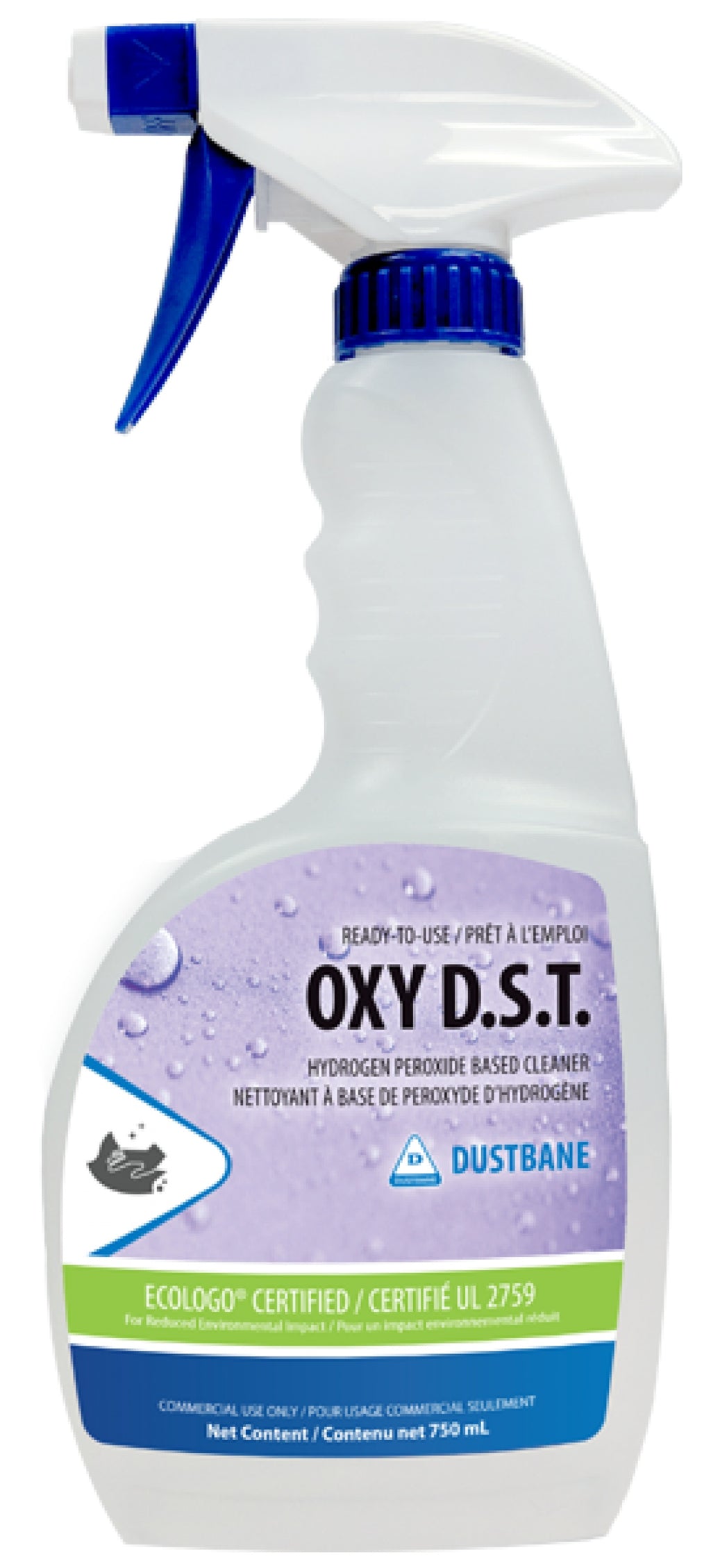 750ML DUSTBANE® OXY DST™ HYDROGEN PEROXIDE CLEANER, RTU, ECOLOGO®