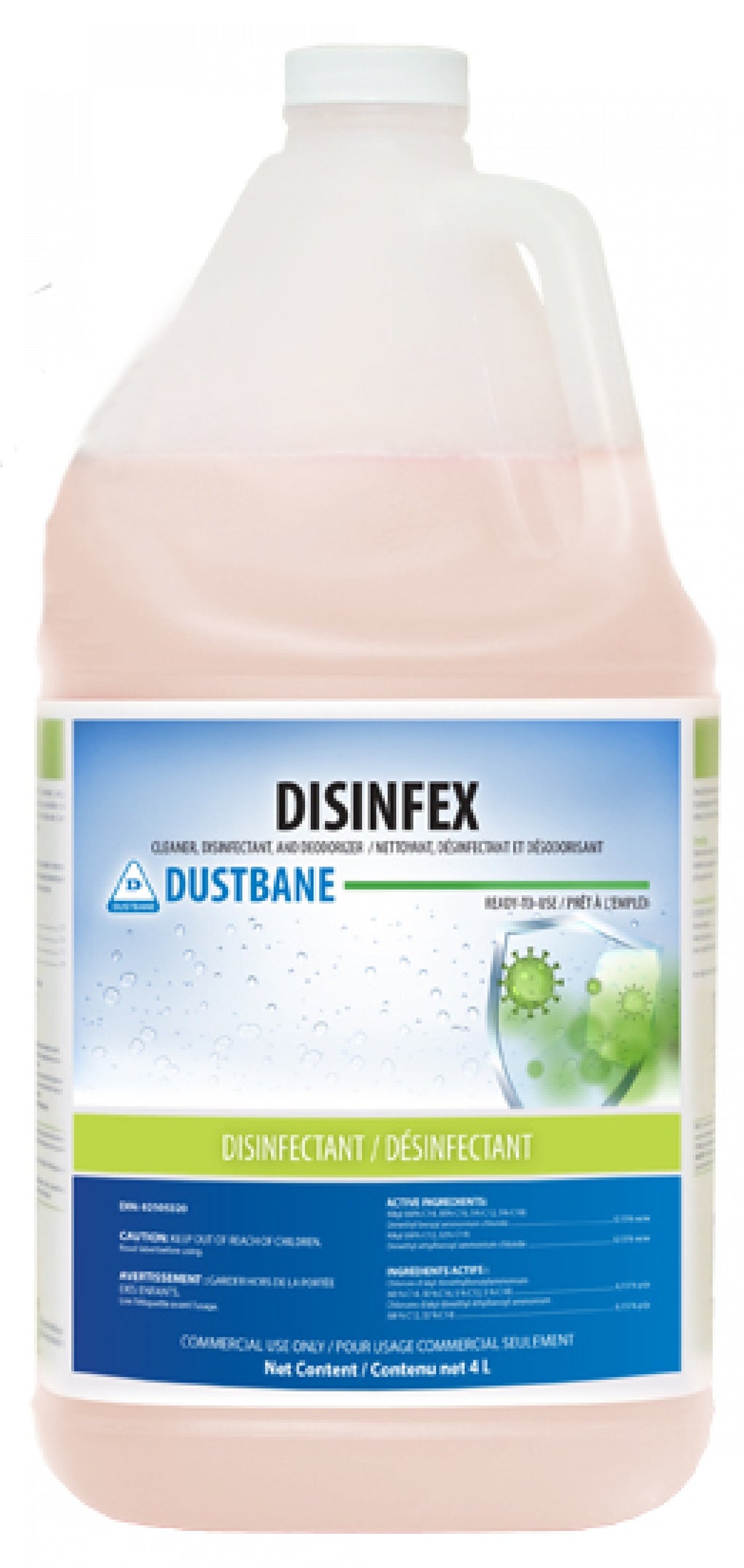 4L DUSTBANE® DISINFEX™ CLEANER, DISINFECTANT AND DEODORIZER, RTU