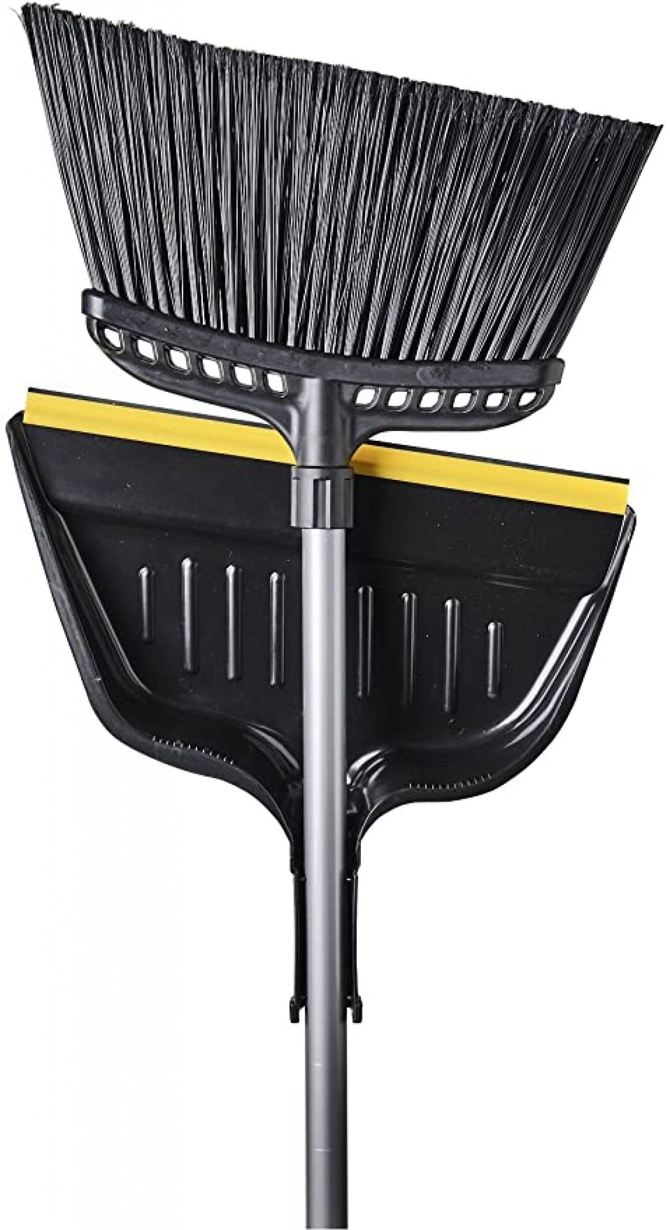 16" HERCULES™ LARGE INDUSTRIAL ANGLE BROOM & DUSTPAN, MAGNETIC, IN/OUT